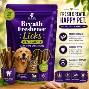 Pet Oral Care Breath Freshener Lick Sticks